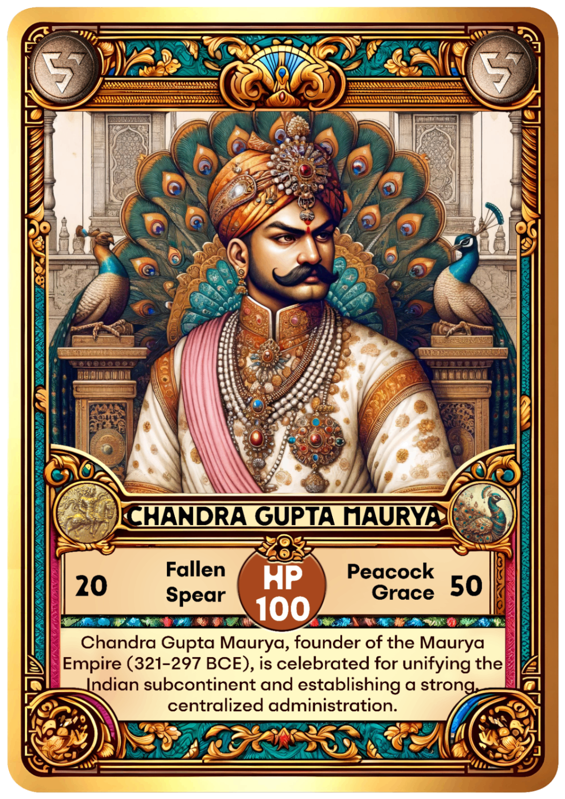 Chandra Gupta Maurya card