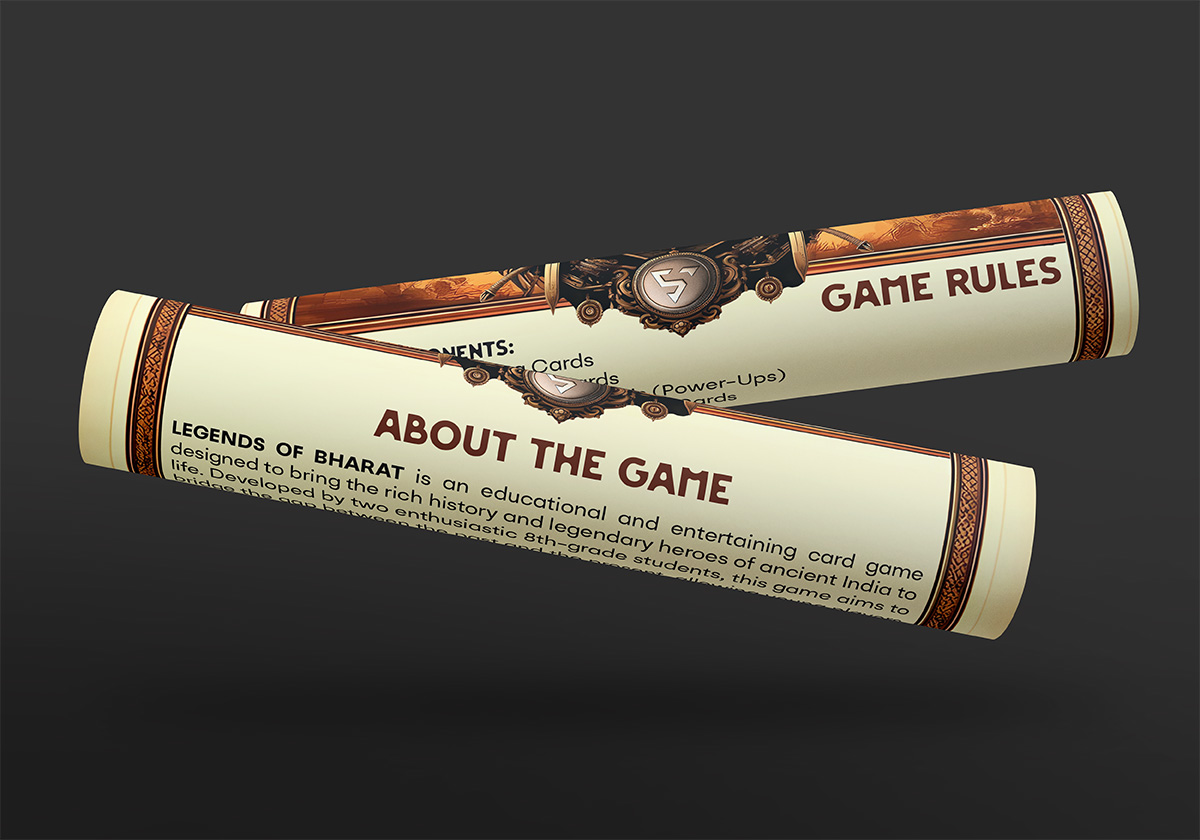 About the Game and Game Rules scrolls