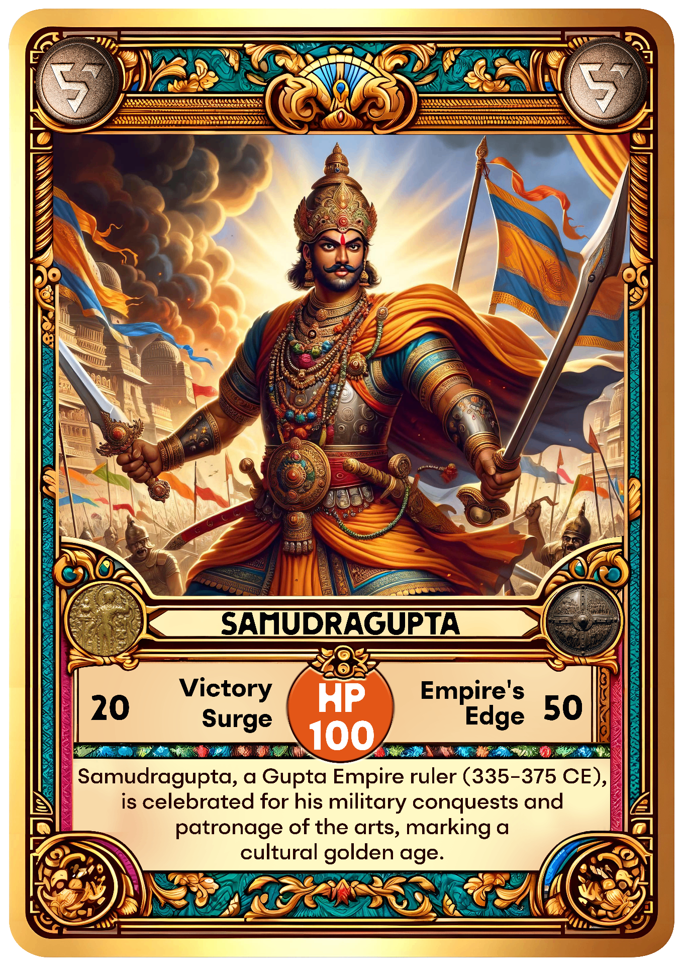 Samudragupta card