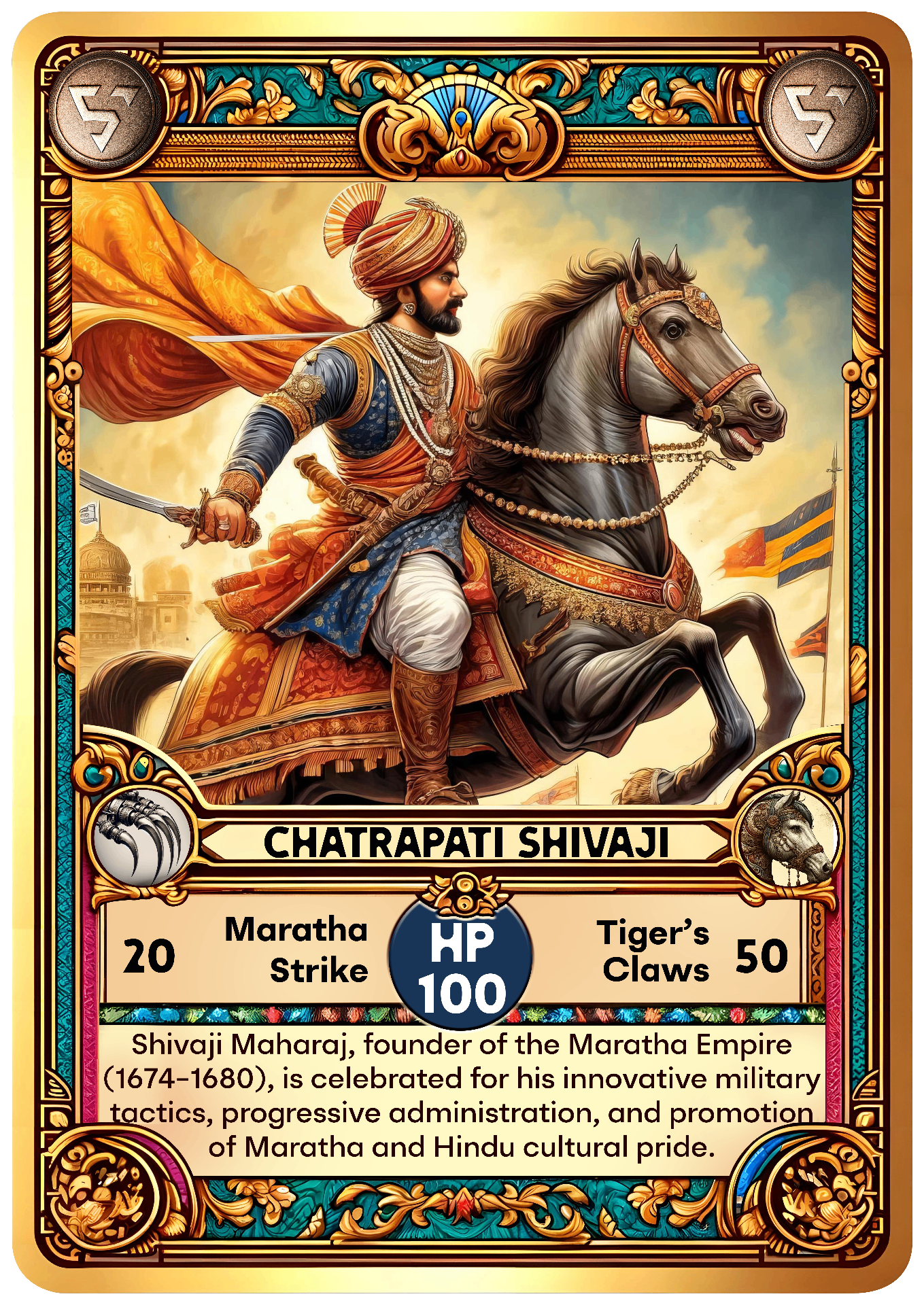 Chatrapati Shivaji card