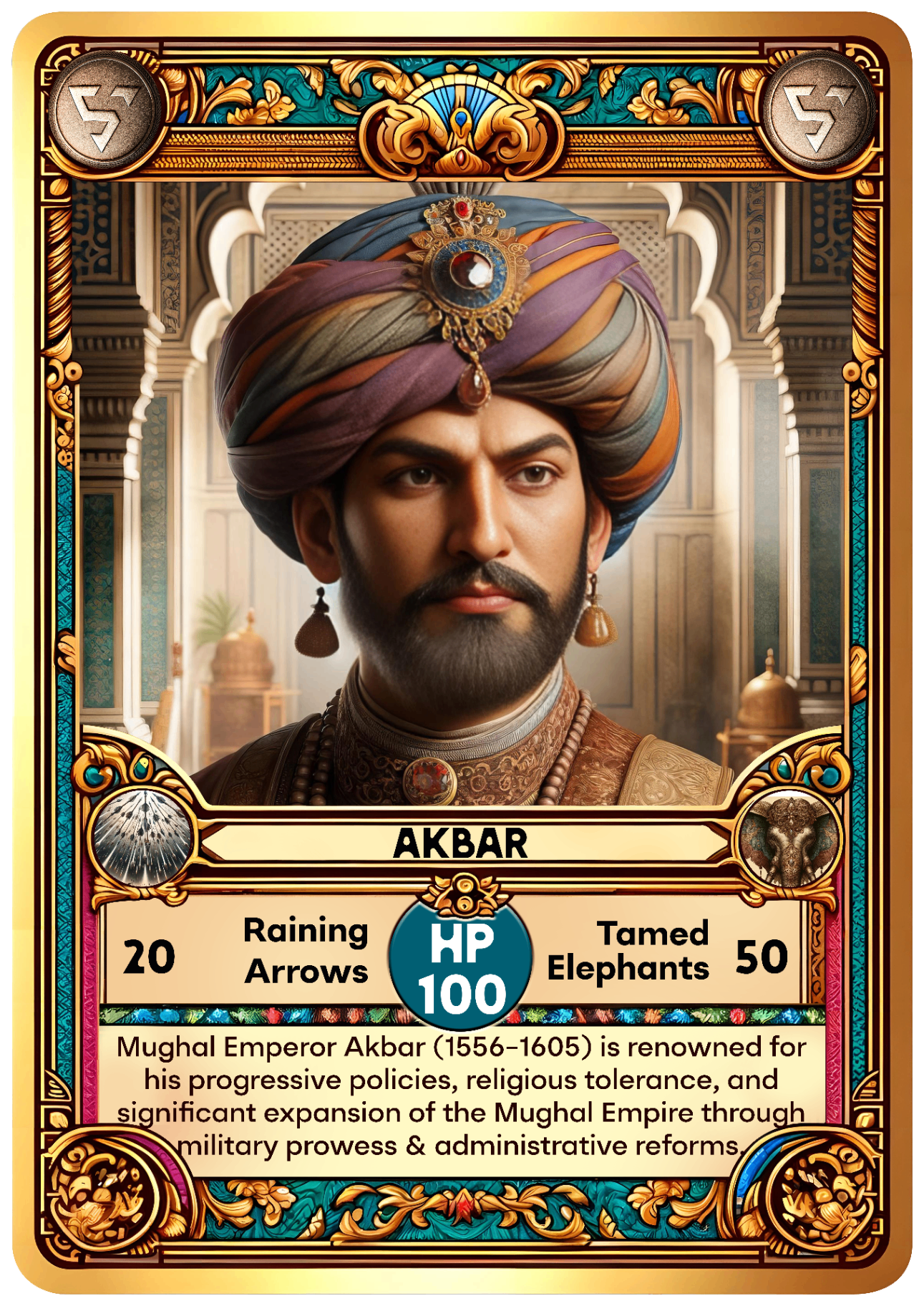 Akbar card